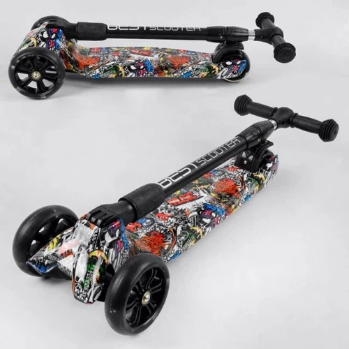 Самокат Best Scooter Maxi рисунок (98-277): Материал колес полиуретан
