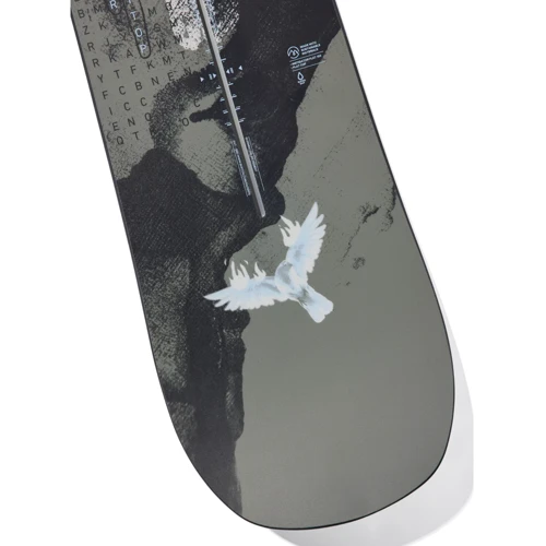 Дошка для сноуборду BURTON (1069518) INSTIGATOR FLAT 2025 GREY 155 см (9010510757807): Форма Twin