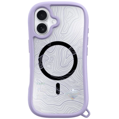 Чехол для iPhone LAUT POP ADVENTURE MagSafe Purple (L_IP24A_PA_PU) for iPhone 16