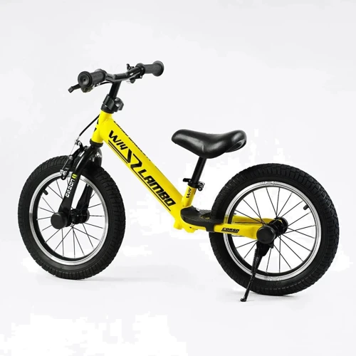 Беговел Corso Lambo 14’’ желтый (LB-14704): Диаметр колес, дюймов 14