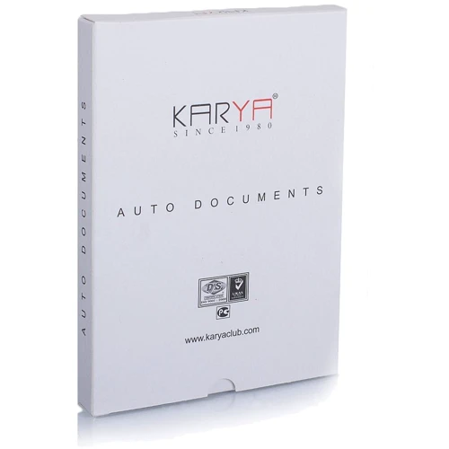 Мужская обложка для документов Karya черная (SHI094-45): Формат кошелька Вертикальный