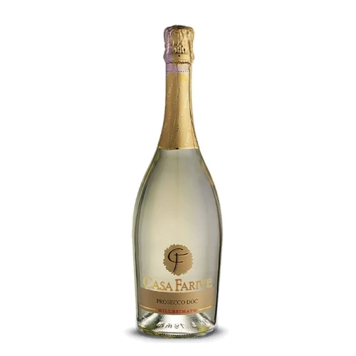 Вино ігристе Casa Farive PROSECCO DOC BRUT MILLESIMATO 2020 11% суху бел. брют 0,75 л (PLK8020502064036)