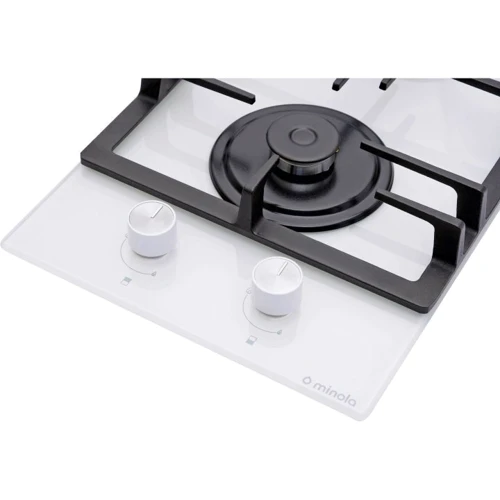 Варочная поверхность Minola MGG 31436 WH: Количество конфорок 2