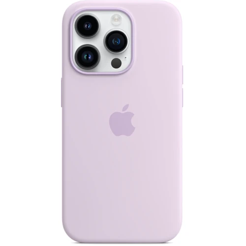 Чохол для iPhone Apple Silicone Case з MagSafe Lilac (MPTJ3) для iPhone 14 Pro: Матеріали Силикон