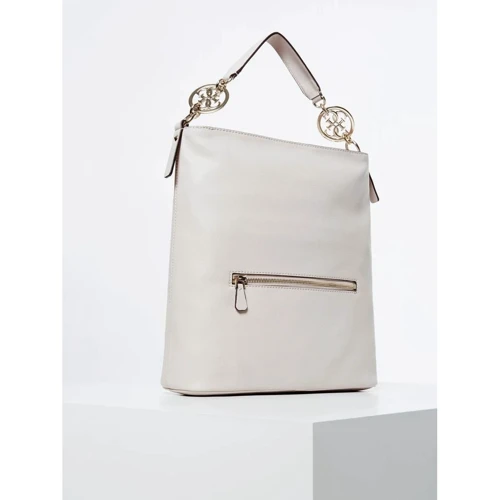 Женская сумка-мешок Guess Tara Hobo бежевая (HWEG7474020-MOT): Пол Женский