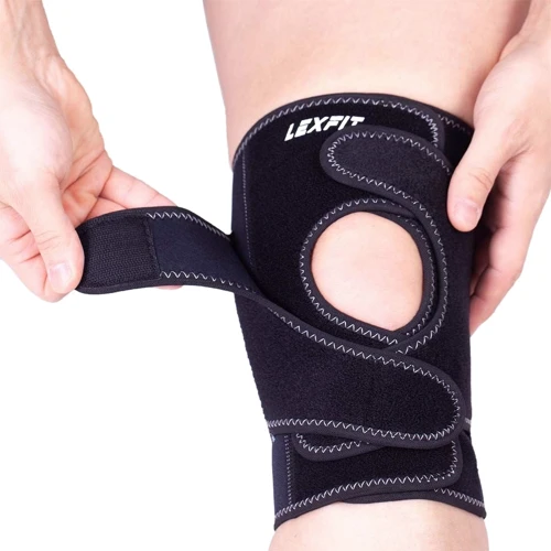 Бандаж для колена USA Style LEXFIT черный (LBS-1005)