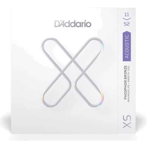 Струна для гитар Набор струн D'addario XSAPB1152 XS Phosphor Bronze Custom Light (11-52)