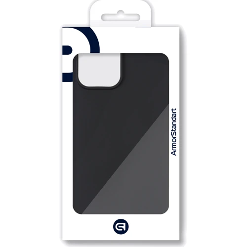 Чехол для iPhone ArmorStandart Matte Slim Fit Black for iPhone 13 Pro Max (ARM59927): Материалы Силикон