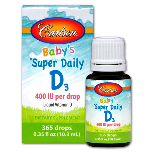Carlson Labs Super Daily 400 IU 10.3 ml Витамин D3 для детей в капельках