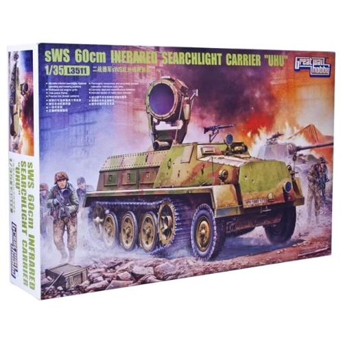 Полугусеничный траспортер Mars Models sWS 60cm с инфракрасным прожектором UHU: Производитель Mars Models