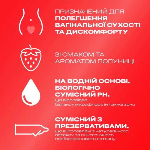 Гель-смазка Durex PLAY Strawberry, 50 мл
