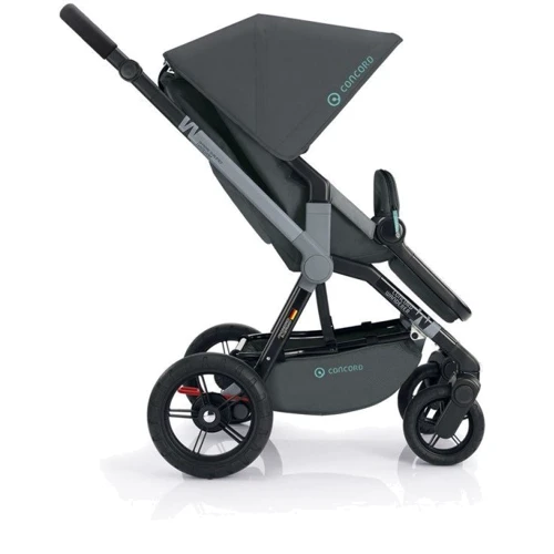 Универсальная коляска 2в1 Concord Wanderer Sleeper SHADOW GREY (WSL0941): Возможность установки люльки есть