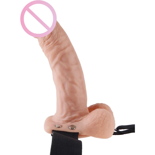 Полый страпон Fetish Fantasy Series 7 Hollow Strap On, 17,5x4 см, телесный