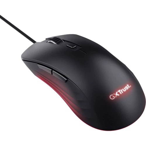 Мышь Trust GXT924 Ybar+ USB Black (24890): Эргономика для правой руки