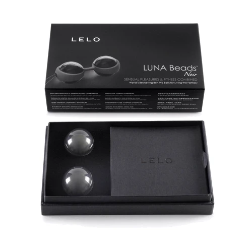 Вагинальные шарики LELO Luna Beads Noir, 3 см