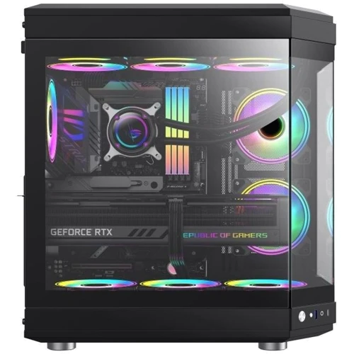 Корпус GameMax HYPE Black: Типорозмір Full-Tower