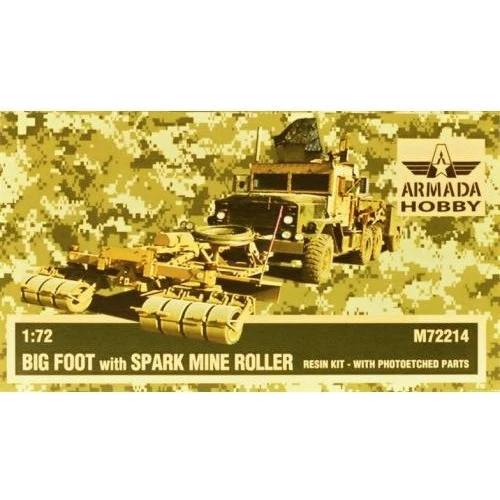 Модель Armada Hobby Автомобиль "Big Foot" с минным тралом "Spark" (ARH-M72214)