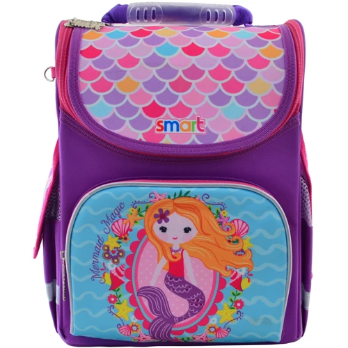 Рюкзак школьный Smart каркасный Smart PG-11 Mermaid: Возрастная группа от 6 до 10 лет