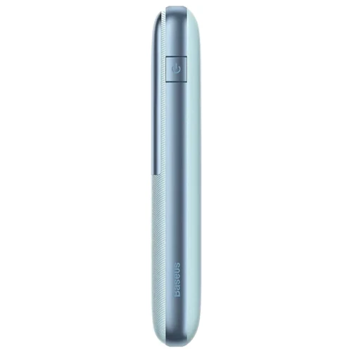 Внешний аккумулятор Baseus Power Bank 10000mAh Bipow Pro Digital Display 22.5W Blue (PPBD040003): Кабели/переходники для смартфонов в комплекте USB Type-C