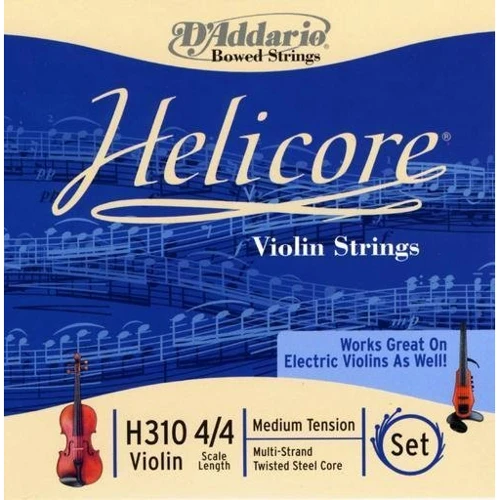 Струны D`ADDARIO H310 4/4M HELICORE 4/4M: Назначение Для скрипки