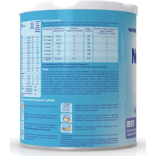 Nutrilon молочная смесь 400 г Пепти: Тип Смеси молочные