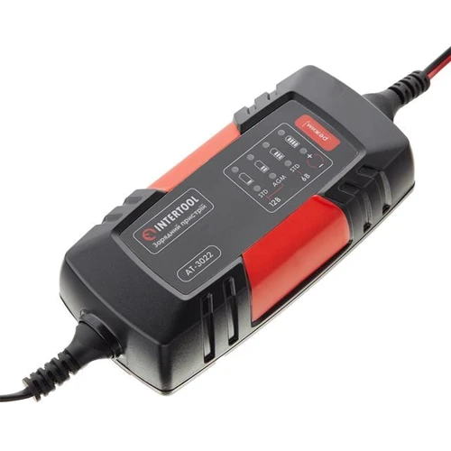 Зарядное устройство Intertool AT-3022: Напряжение заряжаемого аккумулятора, В 12