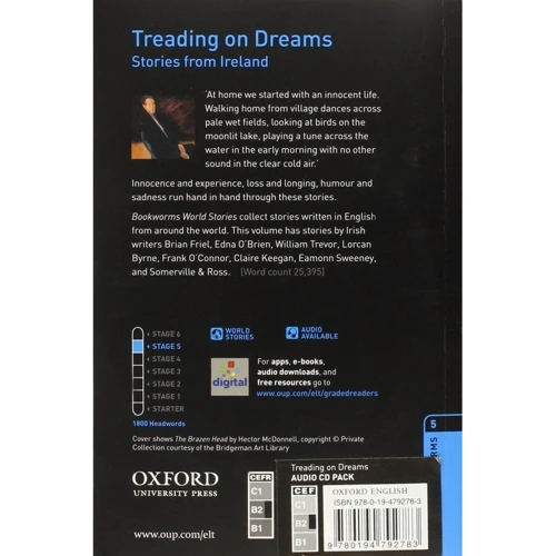 Bookworms 5: Clare West: Treading on Dreams. Сторіни з Ireland with Audio CD: Виробник Oxford University Press