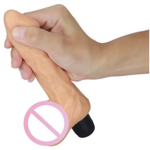 Реалистичный вибратор LoveToy Real Feel Vibrator 10 Flesh 8''