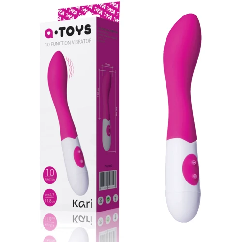Вибратор для точки G A-Toys 10-Function Vibrator Kari Pink