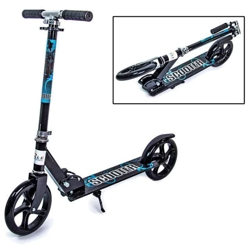 Двоколісний самокат Scooter 460. Black (складаний)