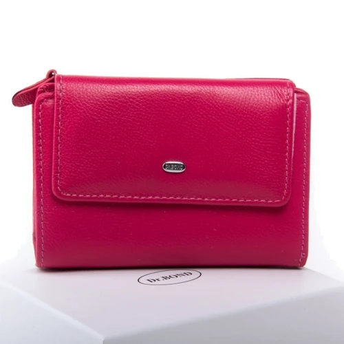 Женский кошелек Dr. Bond розовый (35126 pink-red)