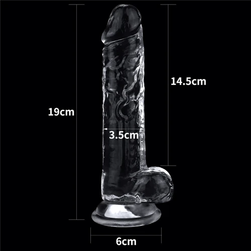 Фаллоимитатор LoveToy Flawless Clear Dildo 7.5"