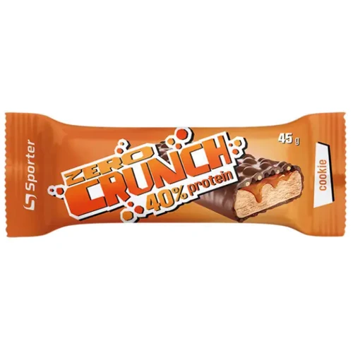 Протеиновые батончики Sporter Zero Crunch 40% Protein 24x45g Cookie