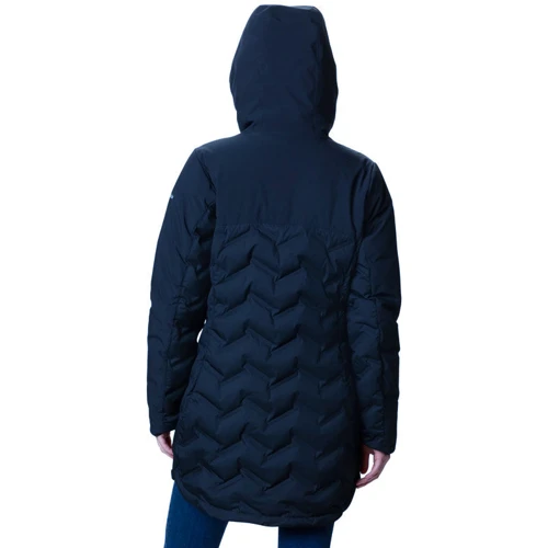 Пуховик Columbia Mountain Croo™ Long Down Jacket 1915311-472 46 синій довгий зимовий з капюшоном: Сезон Зима