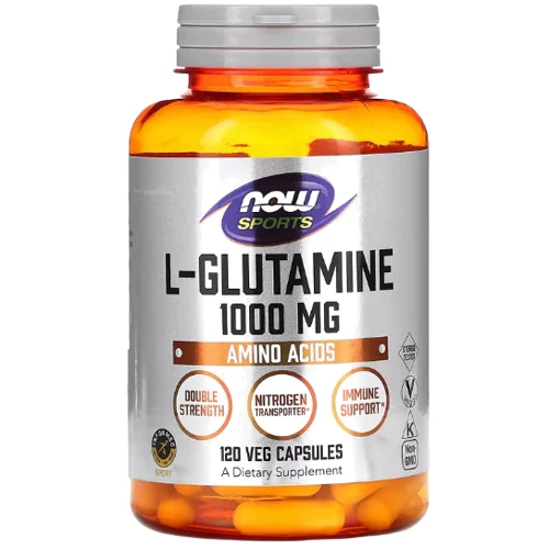 Now Foods L-Glutamine 1000 mg 120 caps L-глютамін