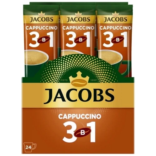 Напиток кофейный растворимый Jacobs Cappuccino 3в1 24x12.5 г (4820206290601): Вид напитка Напиток кофейный растворимый