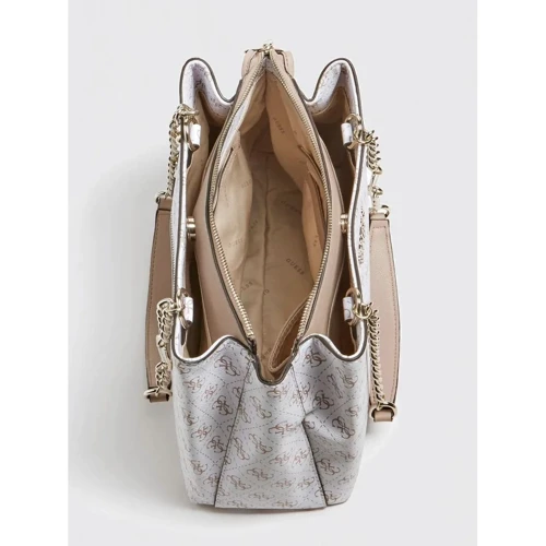 Женская сумка тоут Guess Lorenna Girlfriend Satchel белая (HWSG7671090-WHI): Страна производитель Вьетнам