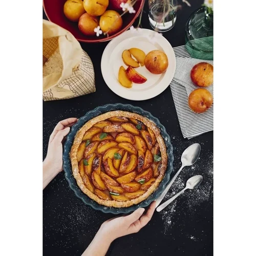 Форма для випікання глибока Emile Henry Ovenware 29 см морська хвиля (736028): Кришка Нет