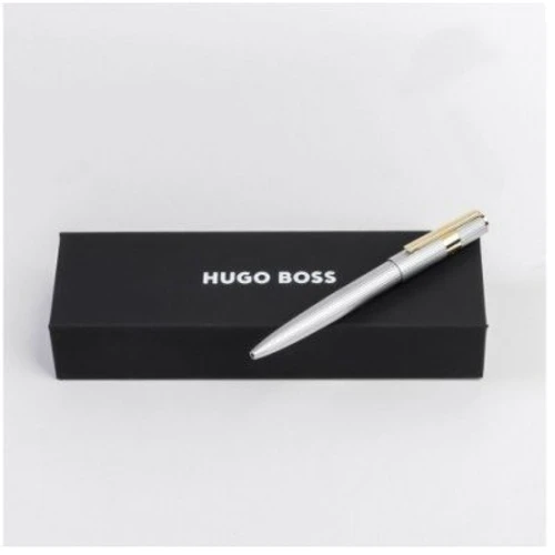 Шариковая ручка Hugo Boss Gear Pinstripe Silver/Gold (HSV2854B) фото 3
