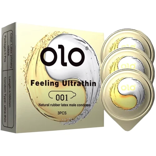 Презервативы OLO Ice Fire 7000-1 (3 штуки) (23796)