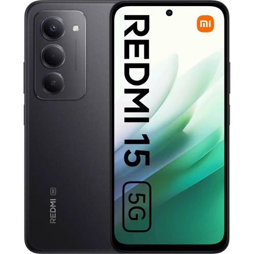 Смартфон Xiaomi Redmi 15 5G 4/128Gb Midnight Black (Global, NFC)