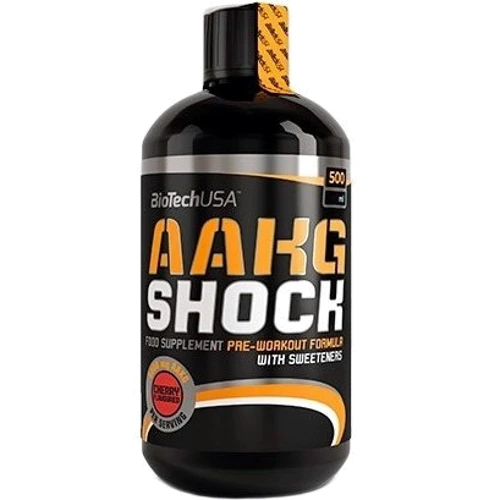 Амінокислота для спорту BioTechUSA AAKG Shock Extreme 500ml Cherry