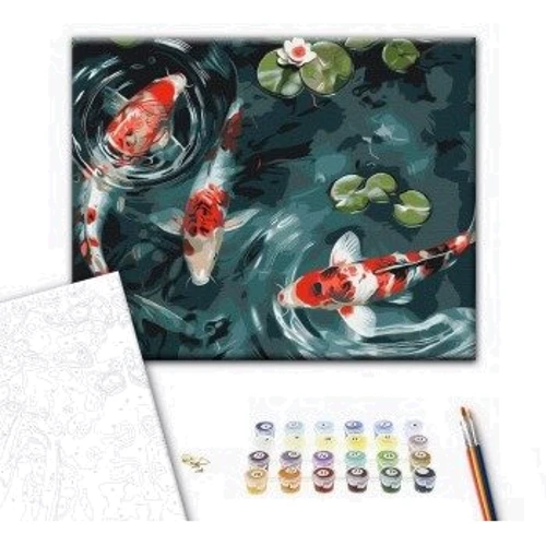 Картина по номерам Brushme Карпы кои 40х50 см (BS54000): Производитель Brushme