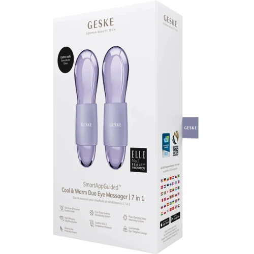 Масажер GESKE Cool&Warm Duo Eye Massager 7в1 purple