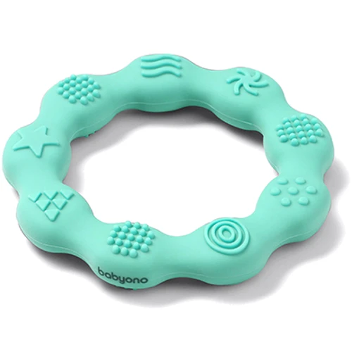 Прорезыватель для зубов Babyono Кольцо силиконовый зеленый (825/03): Производитель BabyOno