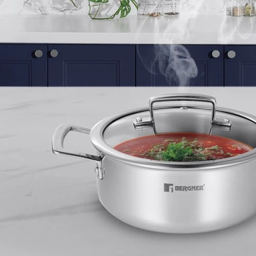 Кастрюля Bergner Steelblue 20 см (BG-33221-BL)
