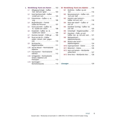 Deutsch üben: Wortschatz und Grammatik C1: ISBN 9783197274935, 978-3-19-727493-5