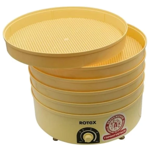 Сушарка для фруктів та овочів Rotex RD660-Y: Потужність, Вт 520