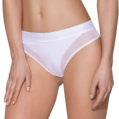 

Трусики с прозрачной вставкой Passion PS002 Panties white, size S