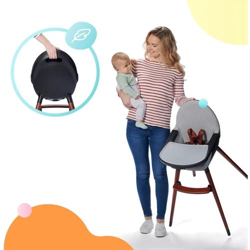 Стульчик для кормления 2 в 1 Kinderkraft Finix Grey (KHFINIX0GRY0000) фото 16